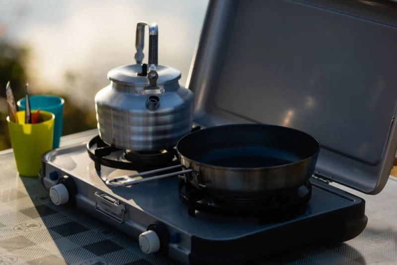 Campingaz Camping Kitchen 2 CV Piezo Gas Stove 10 Campingaz Camping Kitchen 2 CV Piezo Gas Stove - Image 8