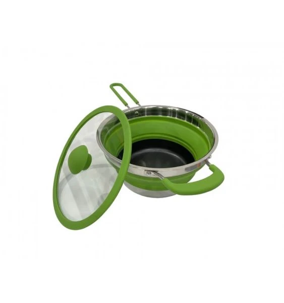 Vango Cuisine 1.5L Saucepan - Green 4 Vango Cuisine 1.5L Saucepan - Green - Image 2