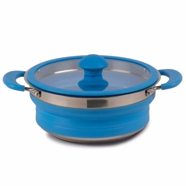 Kampa Collapsible Saucepan 1.5L - Blue 3 Kampa Collapsible Saucepan 1.5L - Blue