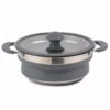 Kampa Collapsible Saucepan 1.5L - Grey 1 Kampa Collapsible Saucepan 1.5L - Grey -Camp Gear Area cw0096 web 1.5l collapsible saucepan grey a 0