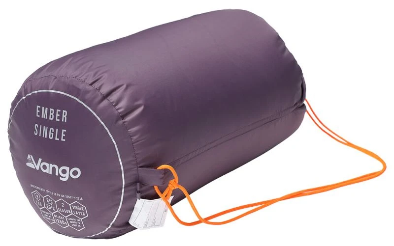 Vango Ember Single Sleeping Bag - Arctic Dusk 6 Vango Ember Single Sleeping Bag - Arctic Dusk - Image 4