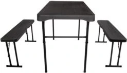 Quest Grassmoor Table And Bench Set