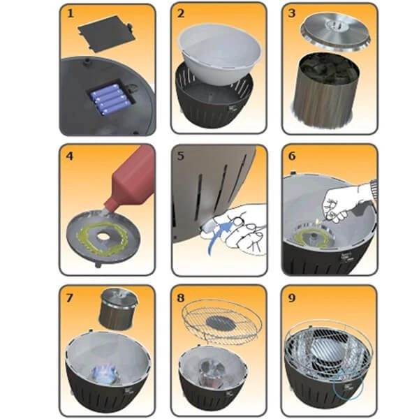 Lotus Grill Standard - Red 6 Lotus Grill Standard - Red - Image 4