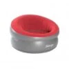 Vango Inflatable Donut Chair - Red -Camp Gear Area inflatable deluxe flocked chair red web 1