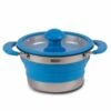 Kampa Collapsible Saucepan 1L -Blue -Camp Gear Area kampa cw0088 1l collaps saucepan blue a 1 1