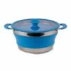 Kampa Collapsible Saucepan 3L - Blue 2 Kampa Collapsible Saucepan 3L - Blue -Camp Gear Area kampa cw0092 3l collaps saucepan blue a 1