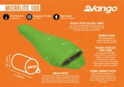 Vango Microlite 100 Sleeping Bag 9 Vango Microlite 100 Sleeping Bag -Camp Gear Area microlite 100 image 3