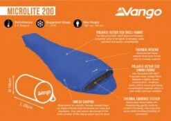 Vango Microlite 200 Sleeping Bag 9 Vango Microlite 200 Sleeping Bag -Camp Gear Area microlite 200 image 3