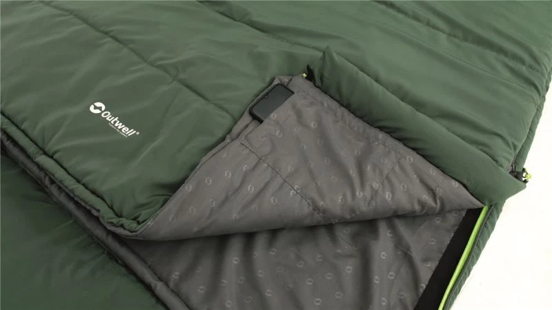 Outwell Contour Lux XL Green Sleeping Bag 5 Outwell Contour Lux XL Green Sleeping Bag - Image 3