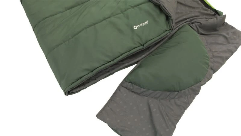 Outwell Contour Lux XL Green Sleeping Bag 7 Outwell Contour Lux XL Green Sleeping Bag - Image 5