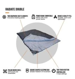 Vango Radiate Sleeping Bag (with Built-in Heater) - Double 10 Vango Radiate Sleeping Bag (with Built-in Heater) - Double -Camp Gear Area radiate double 3 1 1