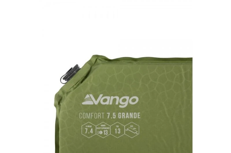 Vango Self Inflate Mat Comfort 7.5cm - Grande 4 Vango Self Inflate Mat Comfort 7.5cm - Grande - Image 2